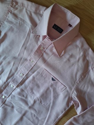 Camisa Armani Jeans Rosa