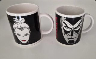 Coppia tazze mug Diabolik ceramica