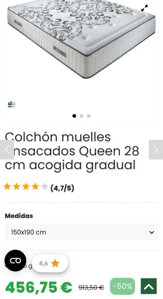 Colchón 150x190 Nuevo