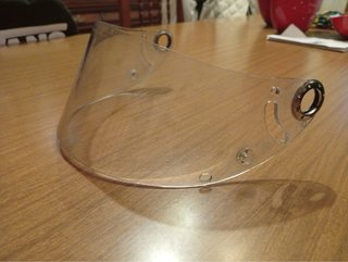 Pantalla para casco de moto