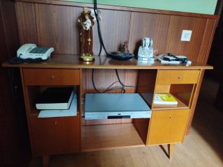 Mesa auxiliar madera