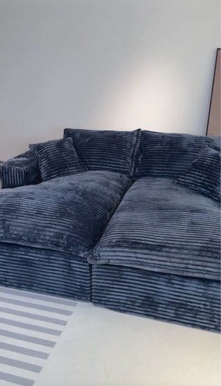 Sofá Cama Pana Gris