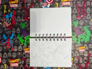 Taccuino Marvel fatto a mano