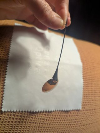 Pendientes plata, tipo cucharilla