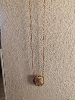 Colgantes bolso vintage dorado y plateado