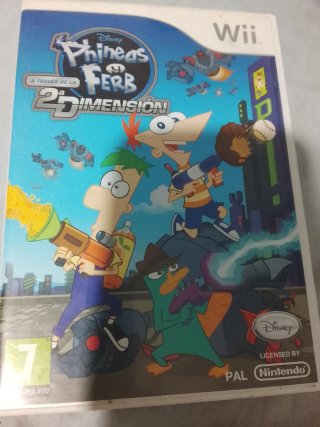 Phineas y Ferb: A Través de la 2ª Dimensión Wii