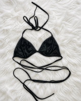 Top Preto Alças Ajustáveis