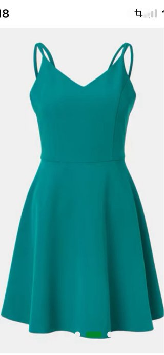 Vestido corto Green Coast verde azulado nuevo con