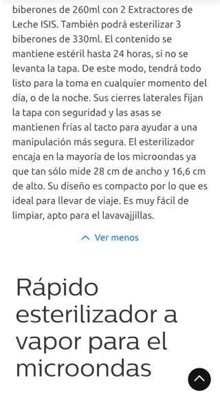 Esterilizador Microondas Philips Avent Expres