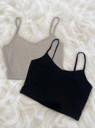 Conjunto 2 Tops Alças Finas