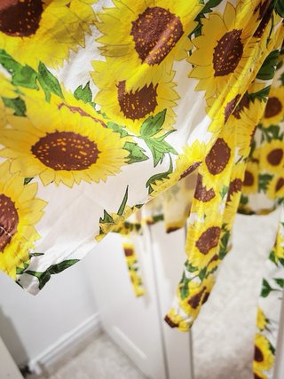 Vestido camisero oversize girasoles