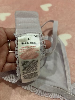 Sujetador crop top lila morado Pepco talla S nuevo