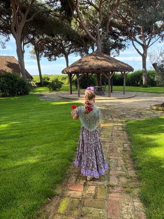 Vestido Flamenca Niña Talla 8 Carmen Jiménez