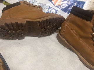 Botas de cuero marrones