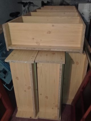 Estanterías de madera