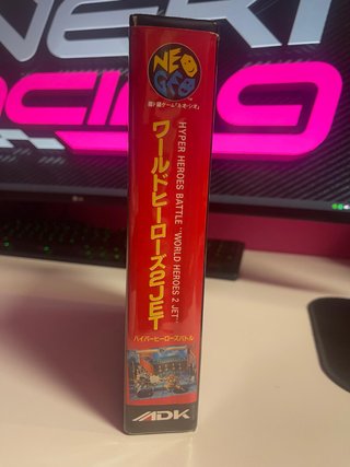 Neo Geo AES World Heroes 2 Jet JAP SNK Original