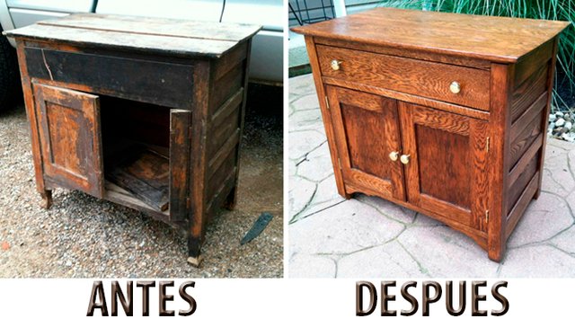 Reparación y restauración muebles retro y modernos