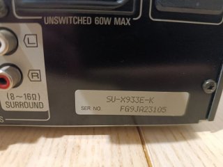 Technics SU-X933 Amplificador Stereo