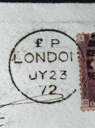 Lettera Regno Unito Penny Red