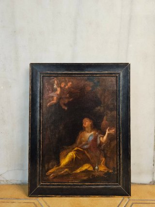 Pintura antigua La Magdalena