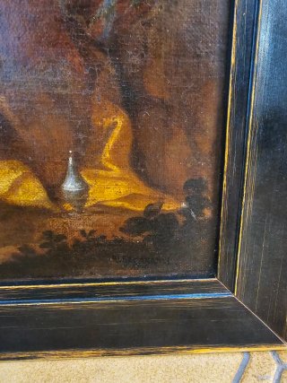 Pintura antigua La Magdalena