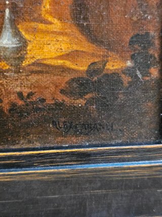 Pintura antigua La Magdalena