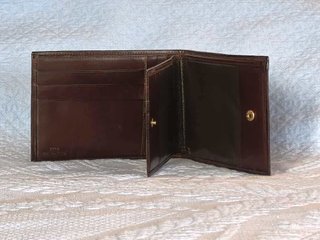 Portafoglio Vintage Coccodrillo Marrone