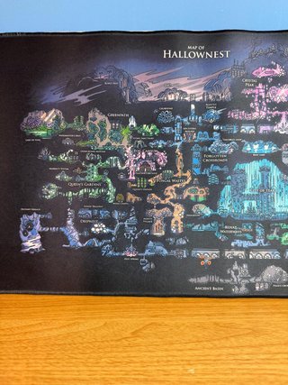 Tappetino Mouse Hollow Knight Mappa