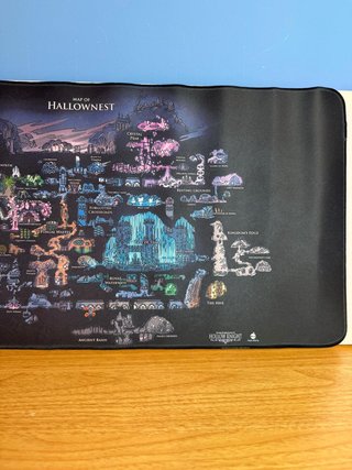 Tappetino Mouse Hollow Knight Mappa