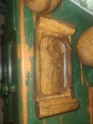 Juego de cocina de madera de olivo