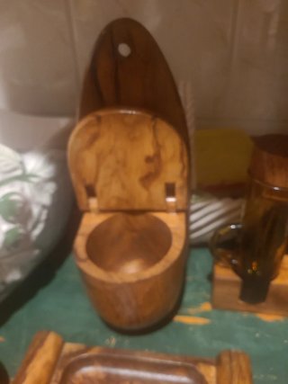 Juego de cocina de madera de olivo