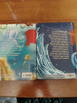 Dos libros Sexto y Septimo de Geronimo Stilton
