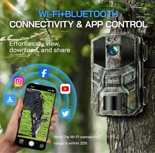 Cámara Fototrampeo WOLFANG WiFi 4K