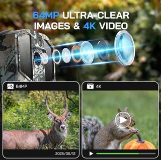 Cámara Fototrampeo WOLFANG WiFi 4K