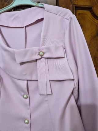 Traje lila-rosa talla XXXL