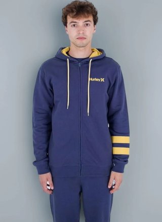 Sudadera Hurley con cremallera mod. Oceancare Azul