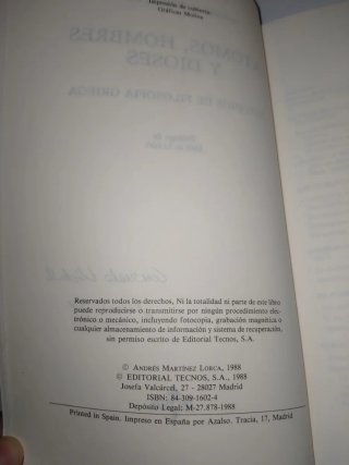 Átomos, Hombres y Dioses. Filosofía Griega.