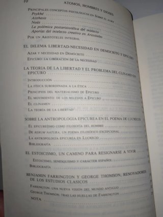Átomos, Hombres y Dioses. Filosofía Griega.