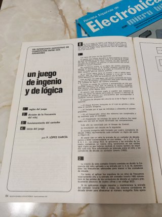 Lote d 16 Revistas Española de Electrónica años 80