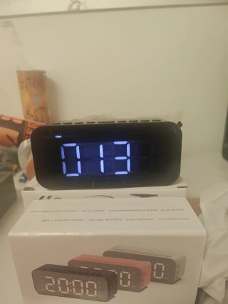 Reloj Despertador Altavoz Bluetooth
