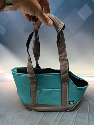 bolso transportin para animales TRIXIE, color Azul, 30x20x15 cm.