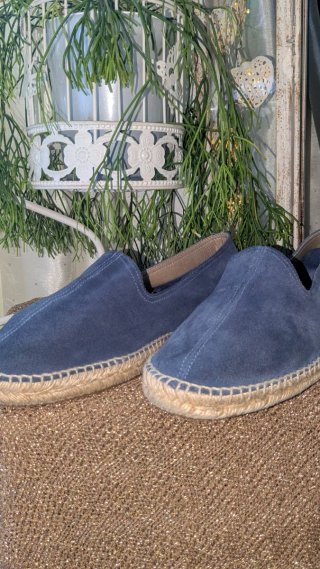 Alpargatas Soloio Iris Piel Talla 43 - Nuevas