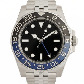 Reloj de Pulsera Acero Inoxidable Bisel Bicolor