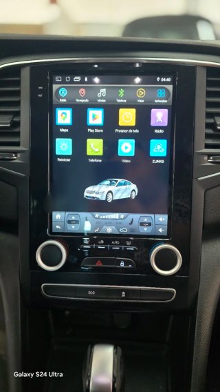 Rádio Renault Megane 4 Android 14 + GPS + Carplay.