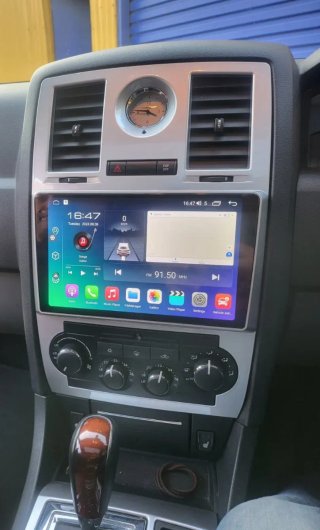 Rádio Chrysler 300C Android 14 + GPS + Carplay.