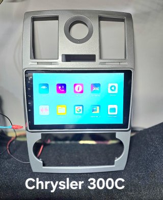 Rádio Chrysler 300C Android 14 + GPS + Carplay.