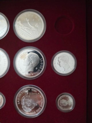 Colección 23 Monedas Oro y Plata historia  peseta