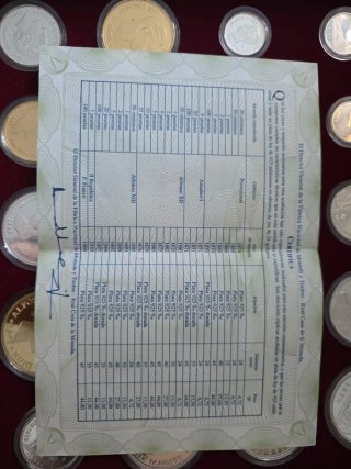 Colección 23 Monedas Oro y Plata historia  peseta