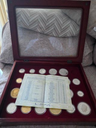 Colección 23 Monedas Oro y Plata historia  peseta
