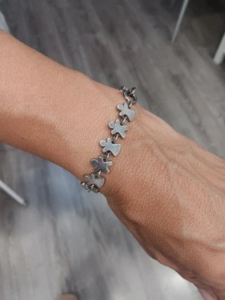 Conjunto Pulsera y Pendientes Plata